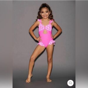 Kandi Kouture “Beach Babe” leotard with rhinestones